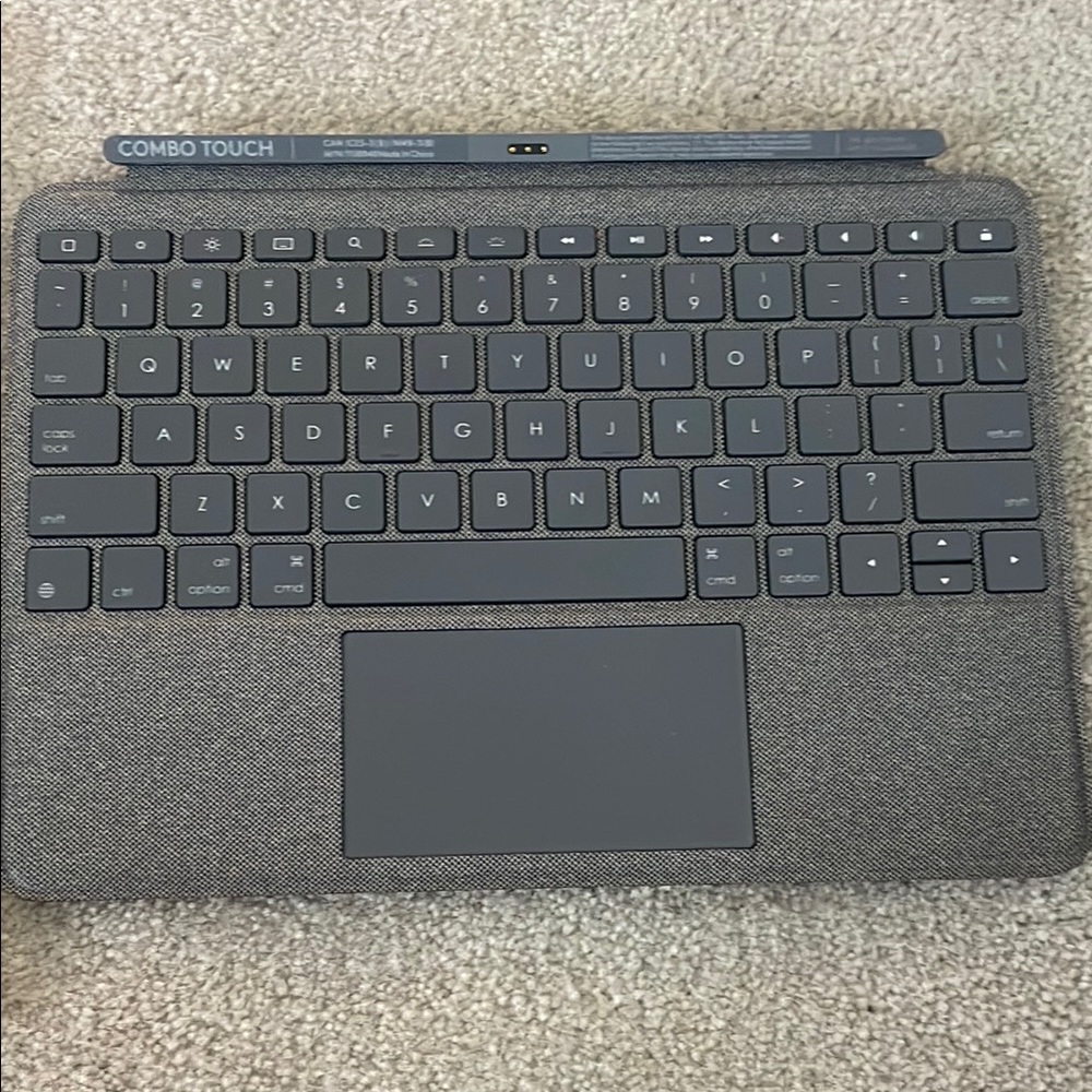 Logitech Combo Touch Keyboard Case for Ipad - Gray